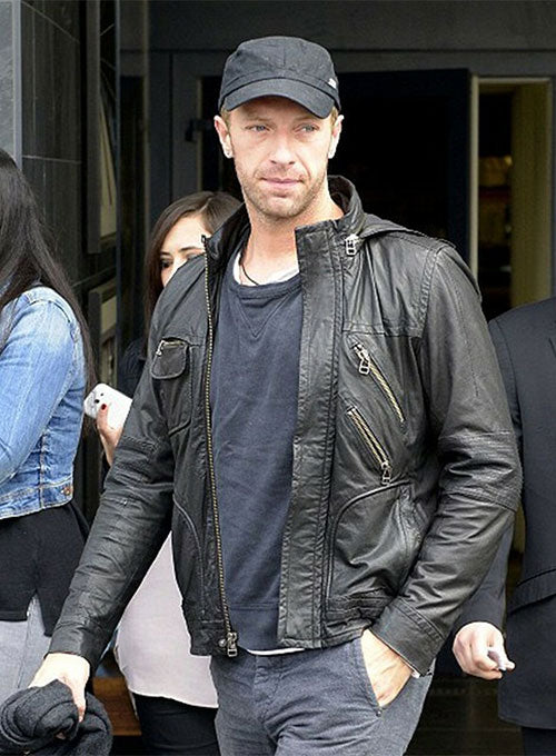 Chris Martin Leather Jacket - LeatherCult