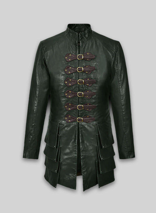 Chris Pine Dungeons and Dragons Leather Trench Coat