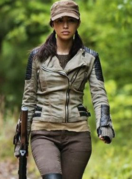 Christian Serratos The Walking Dead Leather Jacket - LeatherCult
