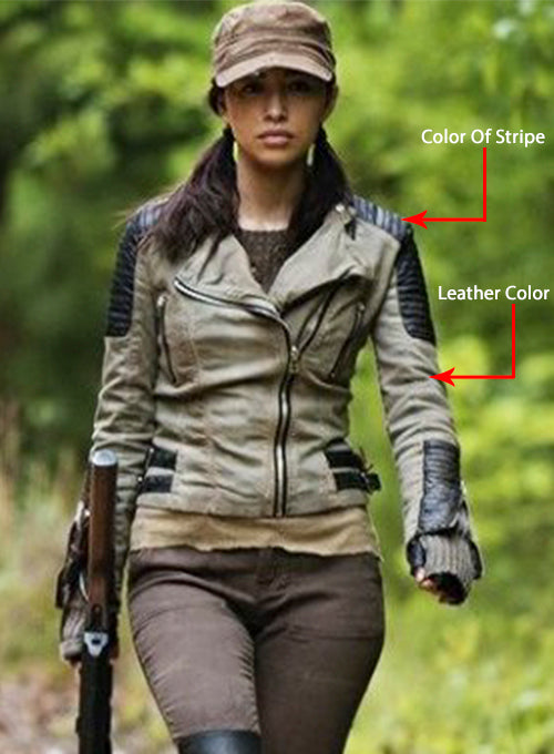 Christian Serratos The Walking Dead Leather Jacket - LeatherCult