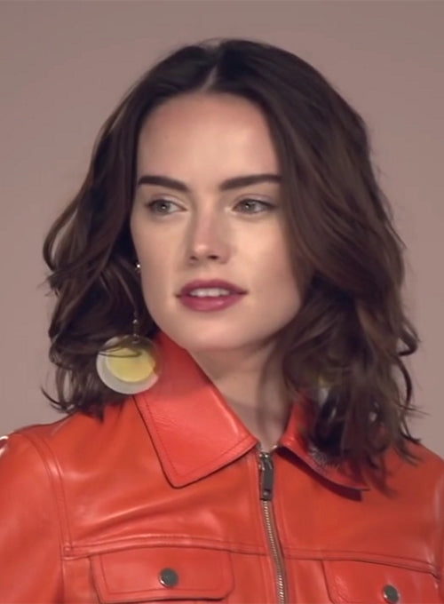 Daisy Ridley Leather Jacket - LeatherCult