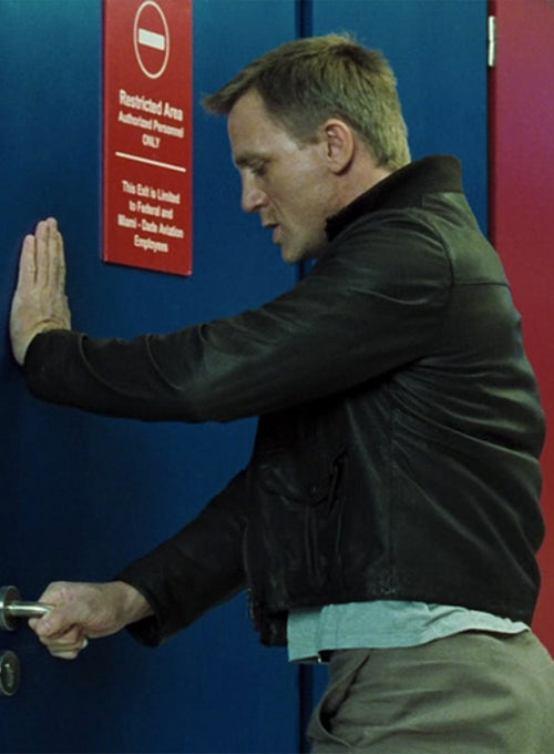 Daniel Craig Casino Royale Leather Jacket - LeatherCult