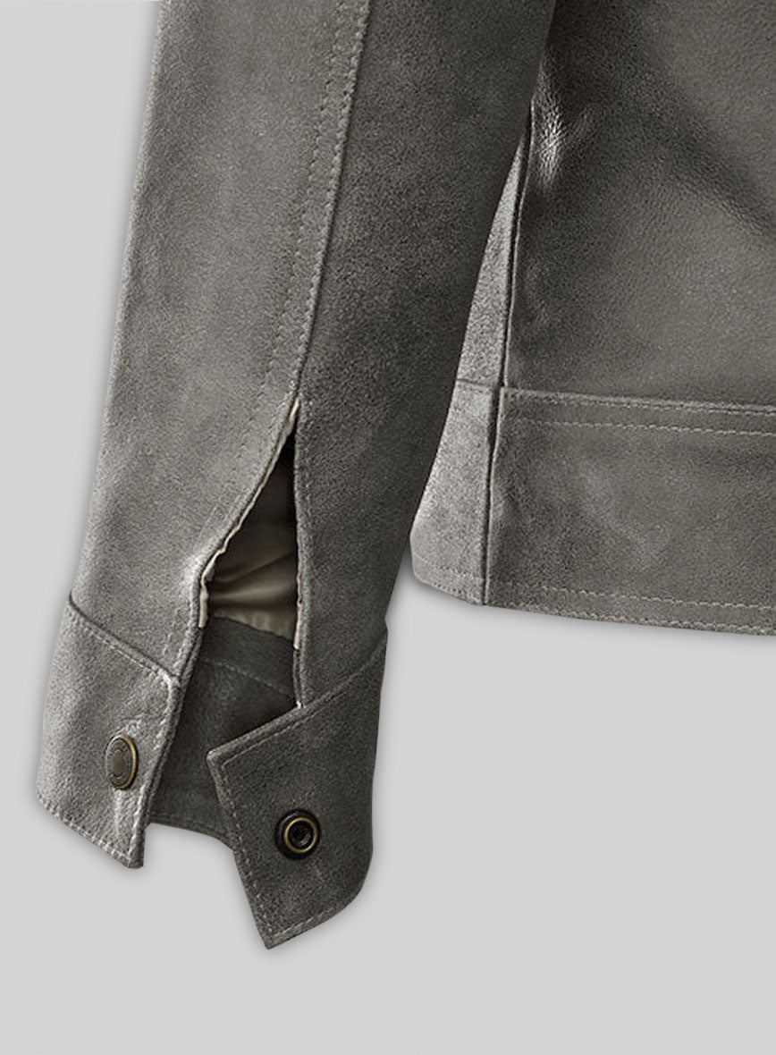 Vintage Dirty Gray Daniel Radcliffe Harry Potter Leather Jacket