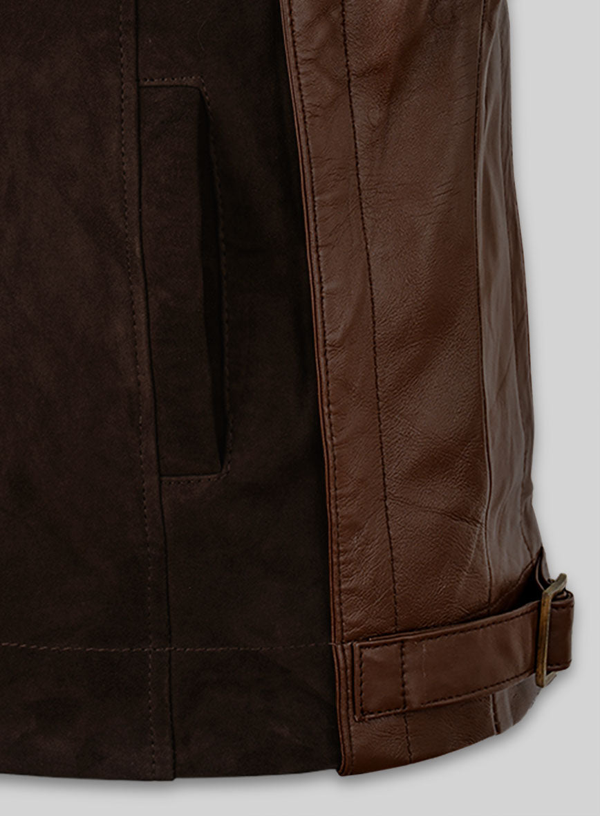 Daniel Radcliff Horns Leather Jacket