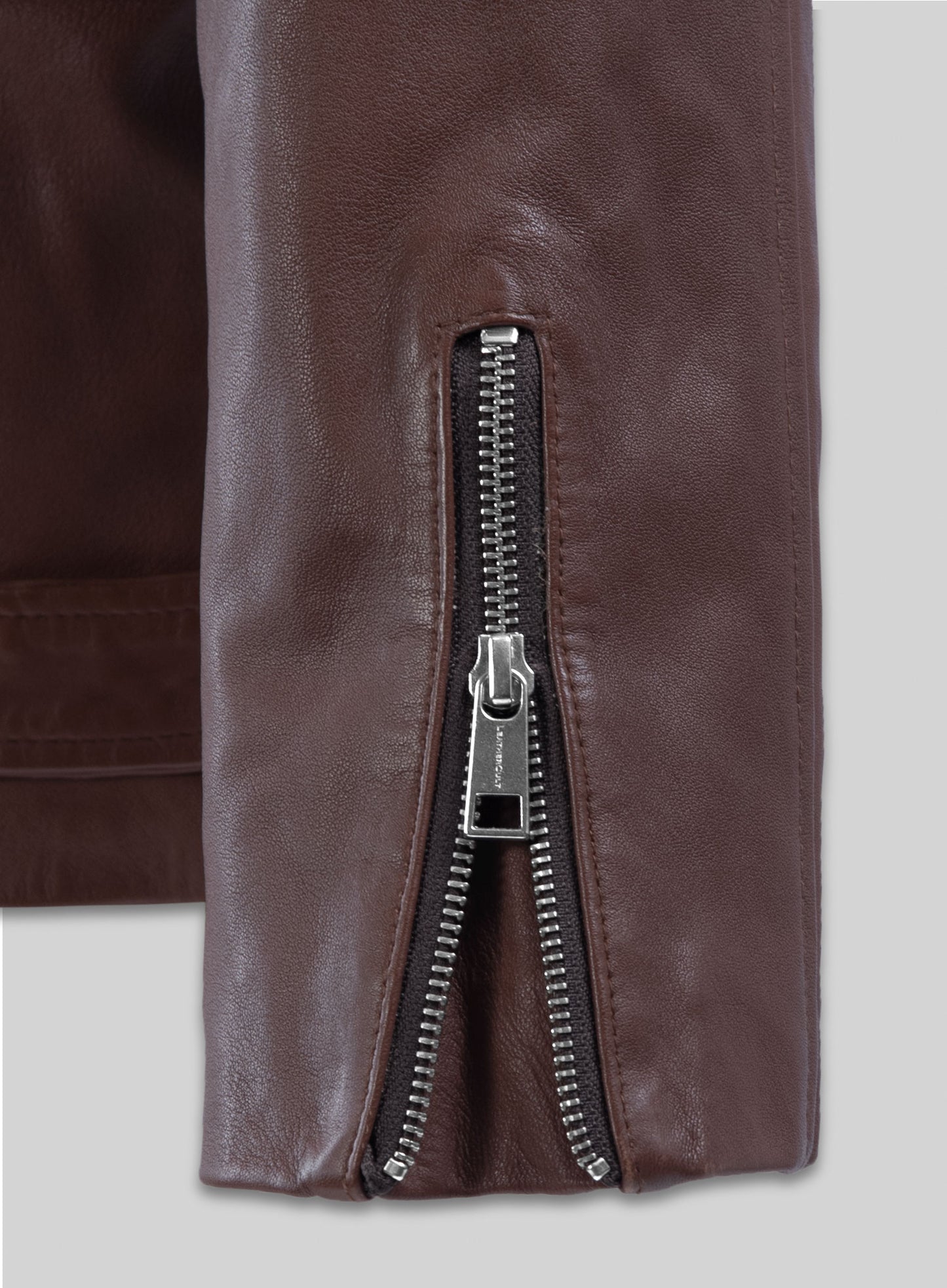 Dauntless Burgundy Biker Leather Jacket