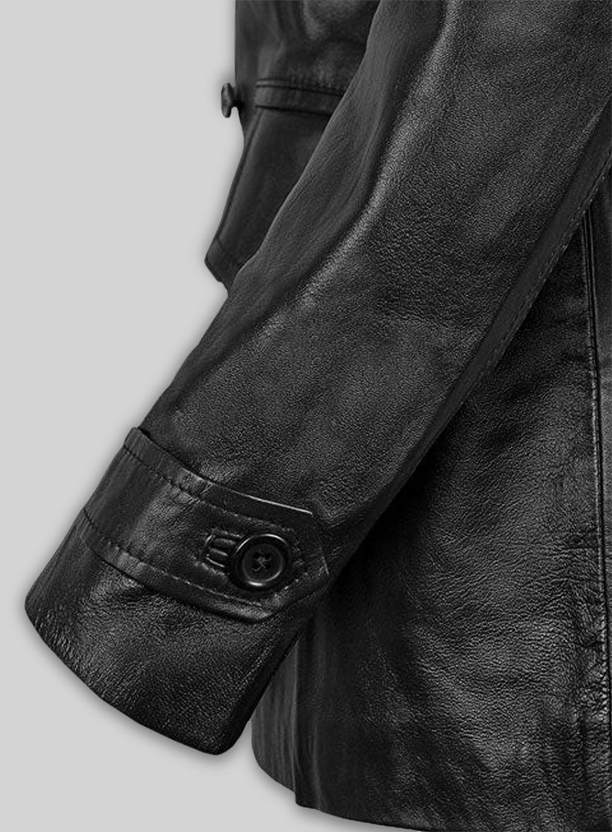 David Tennant Doctor Who Leather Trench Coat