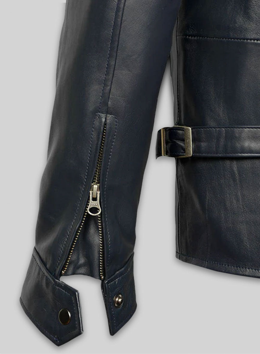 Dark Blue Vin Diesel Fast And Furious 6 Leather Jacket