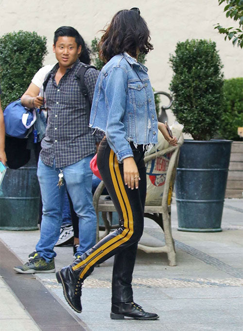 Eiza Gonzalez Leather Pants - LeatherCult