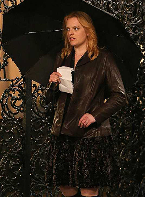 Elisabeth Moss The Kitchen Leather Jacket - LeatherCult