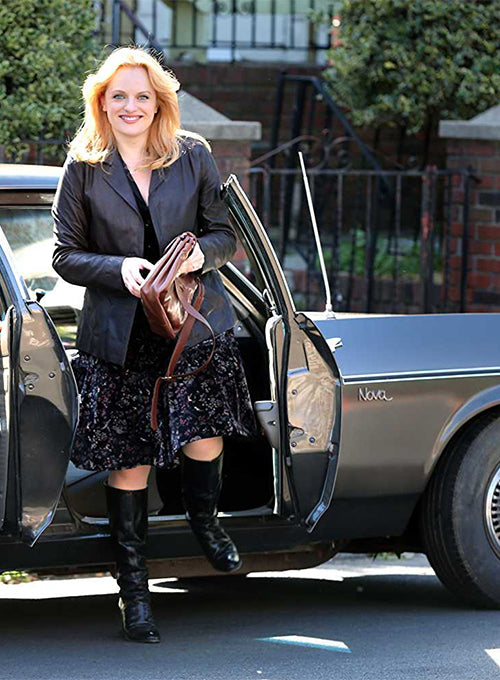 Elisabeth Moss The Kitchen Leather Jacket - LeatherCult
