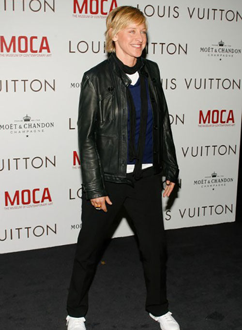 Ellen Degeneres Leather Jacket - LeatherCult