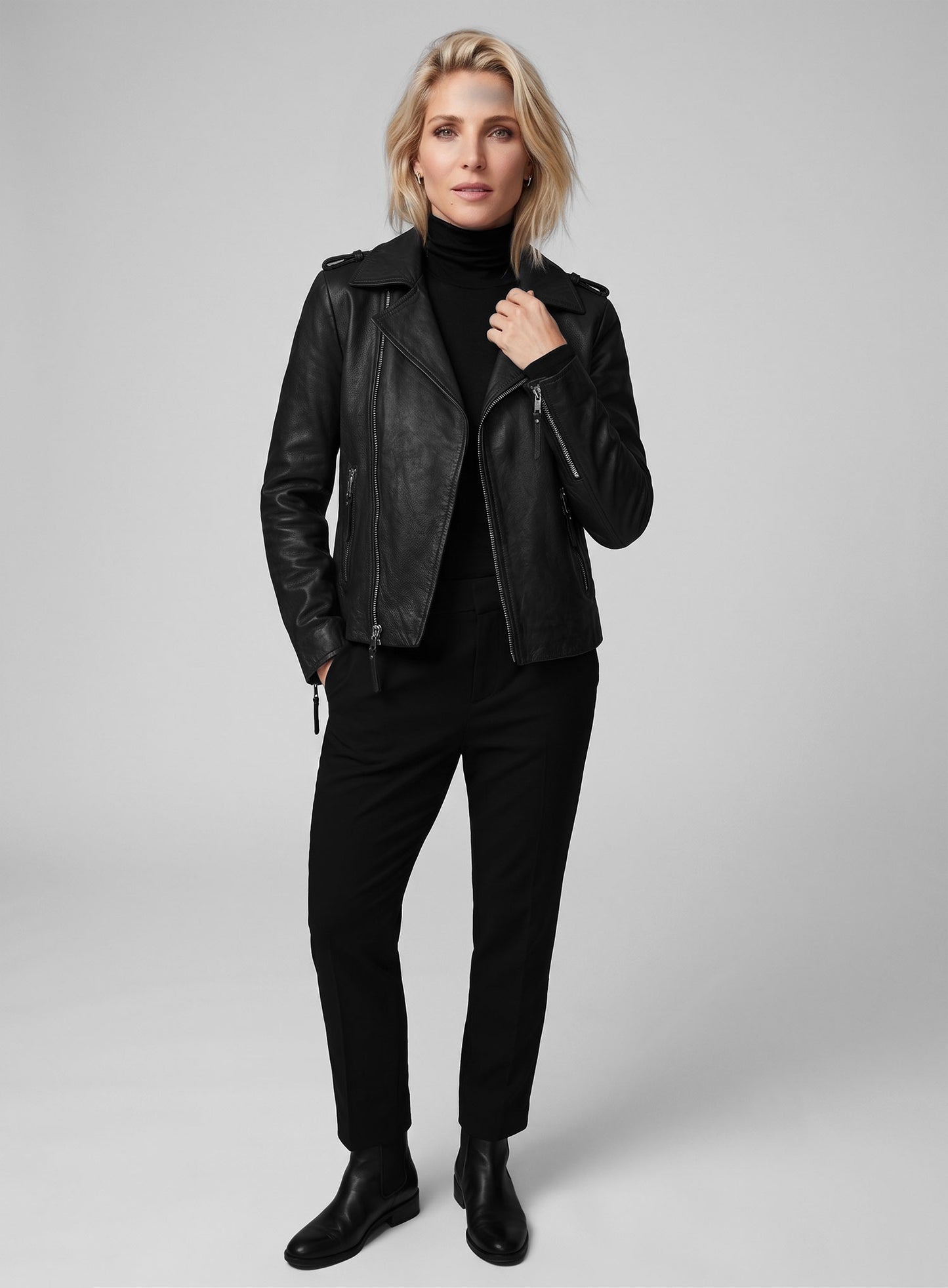 Elsa Pataky Leather Jacket #2
