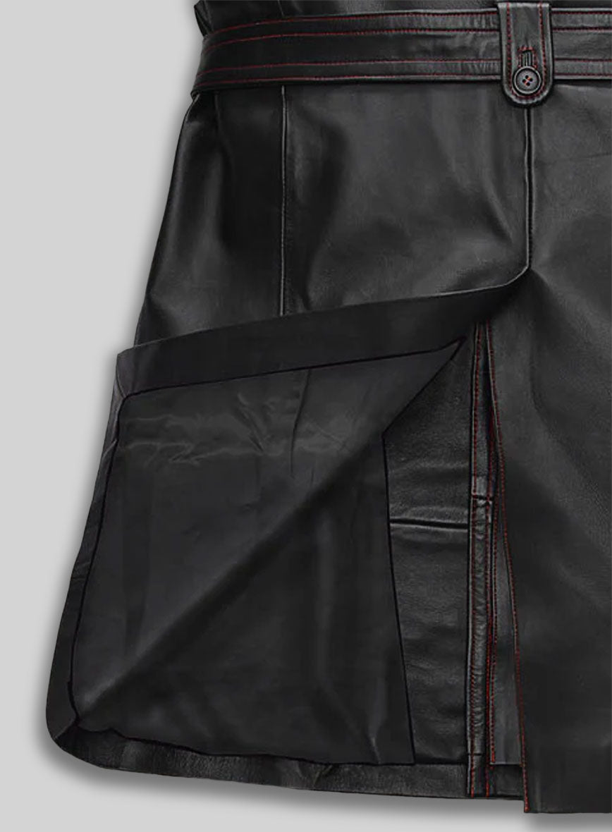 Elvis Presley Leather Long Coat