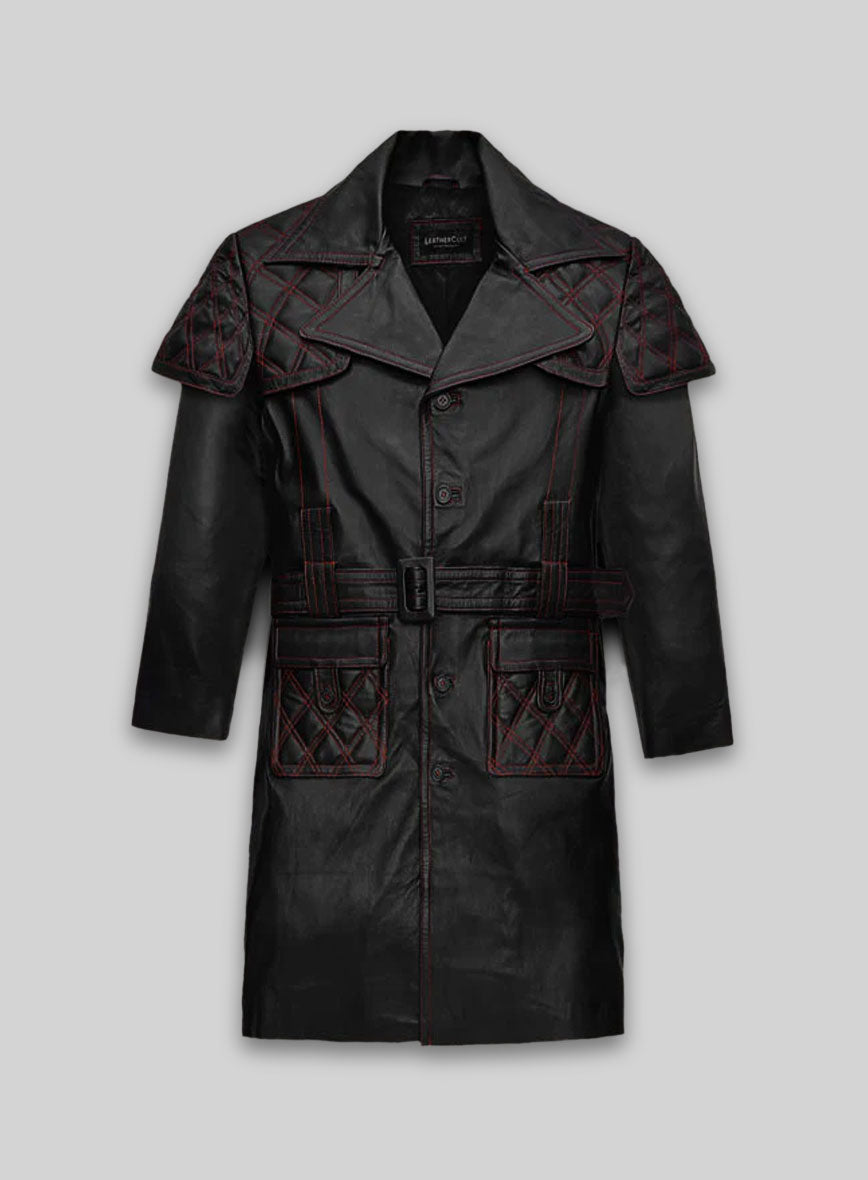 Elvis Presley Leather Long Coat