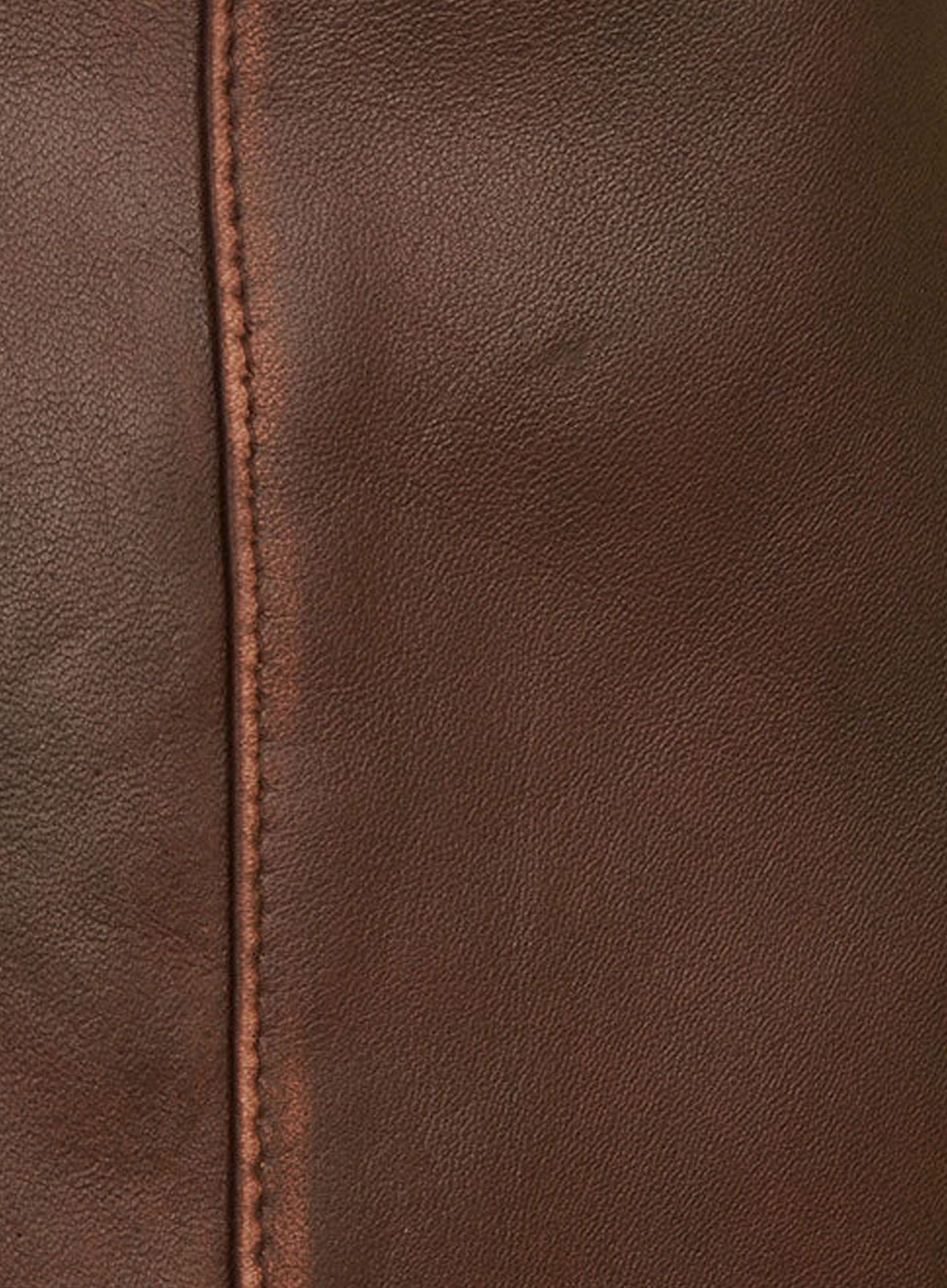 Espresso Rubbed Tan Leather Jacket