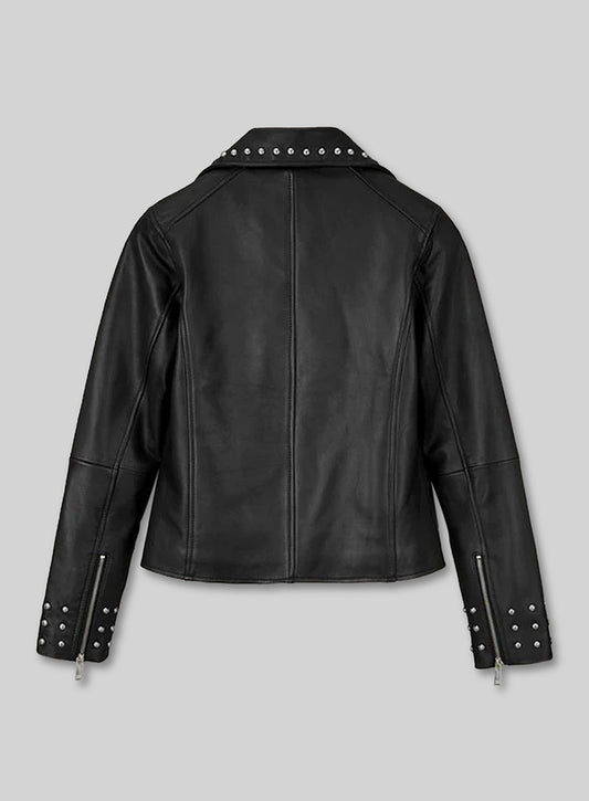 Eva Studded Leather Jacket
