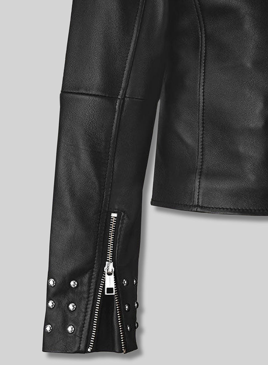 Eva Studded Leather Jacket