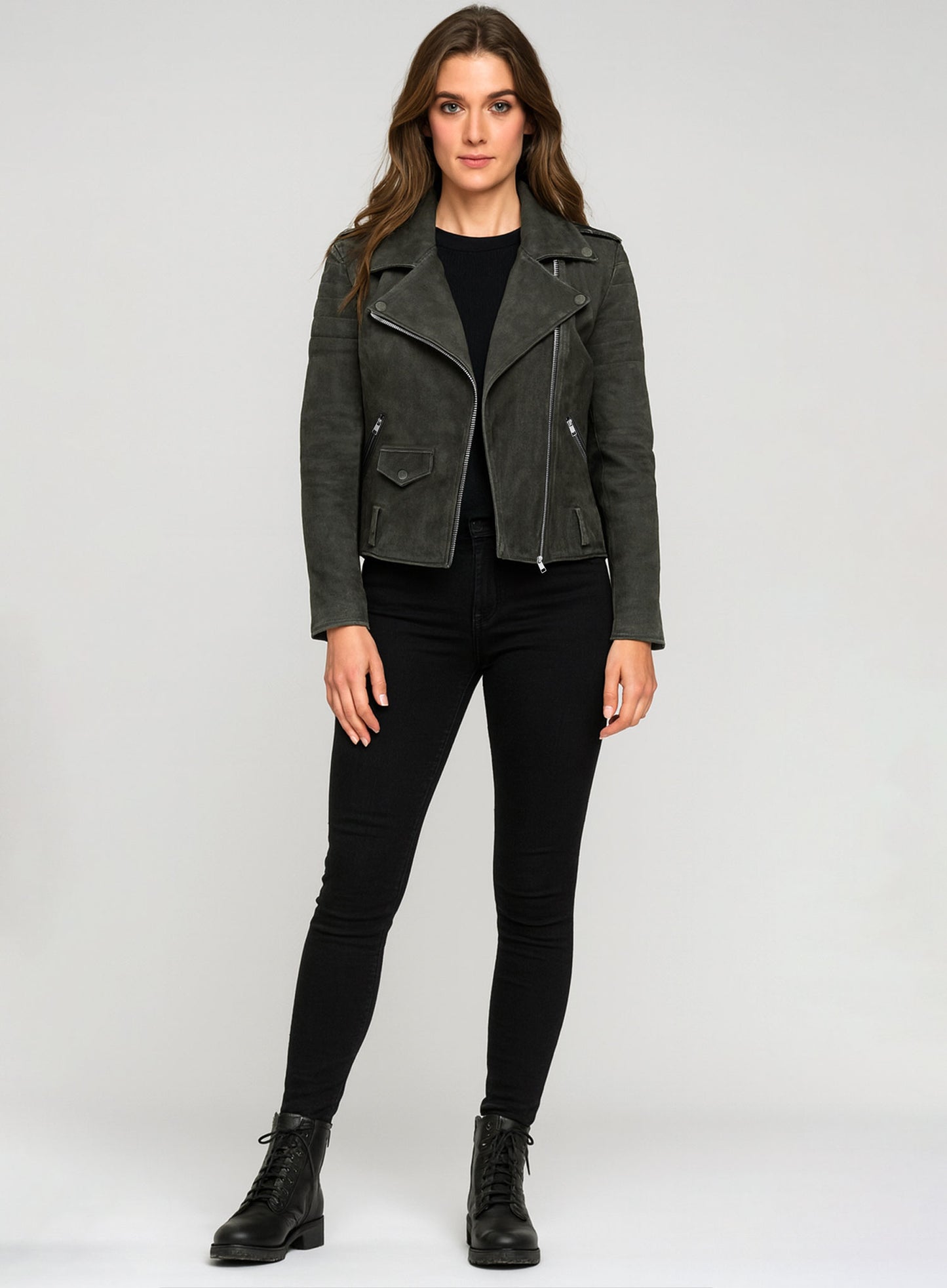 Evrim Moto Leather Jacket