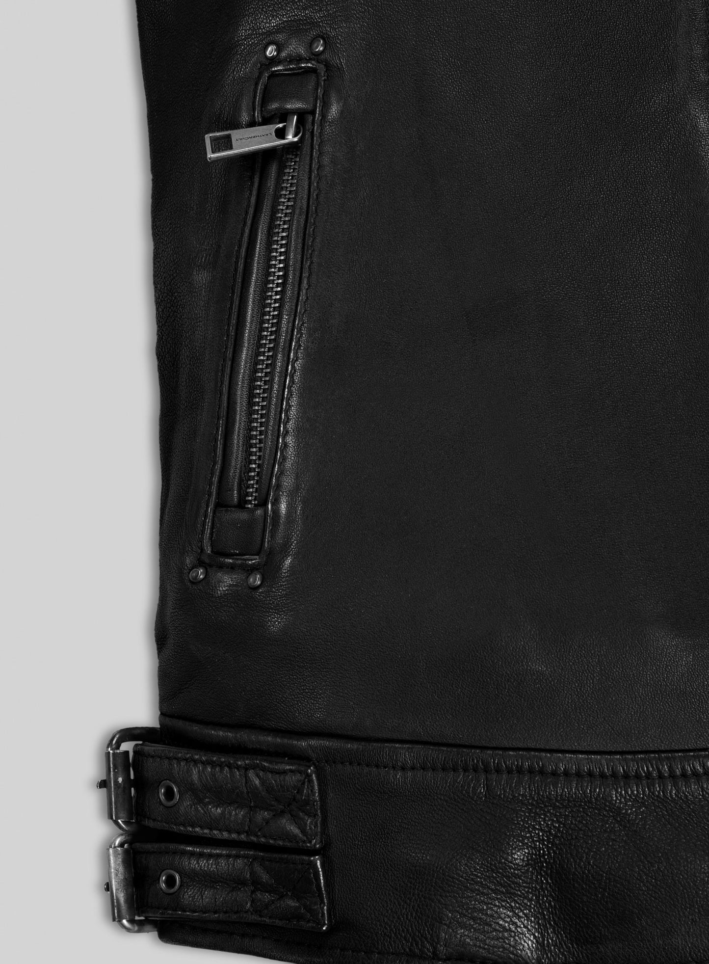 Falcon Black Rider Leather Jacket