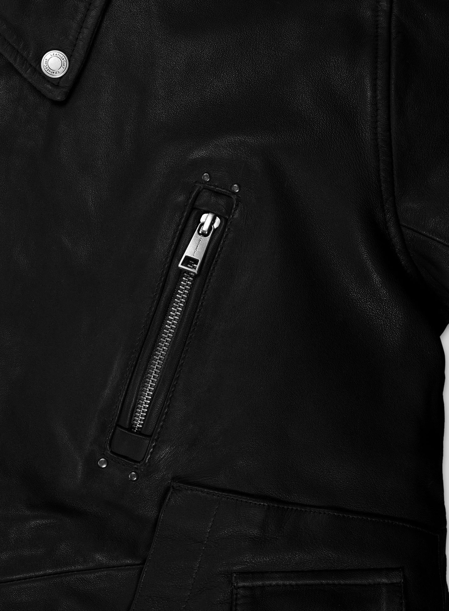 Falcon Black Rider Leather Jacket