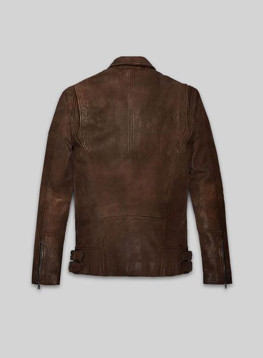 Falcon Spanish Brown Rider Leather Jacket
