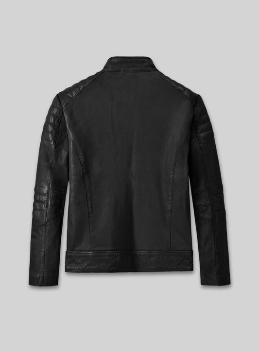 Firefly Moto Black Biker Leather Jacket