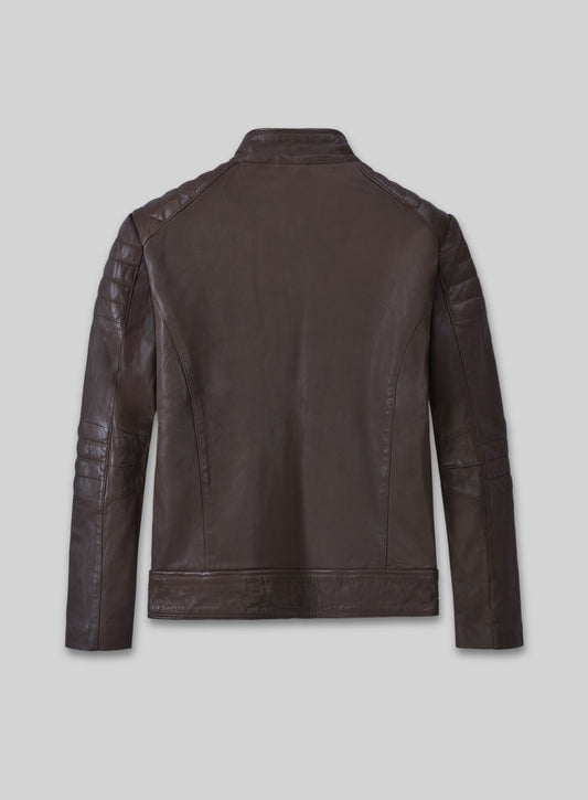 Firefly Moto Brown Biker Leather Jacket