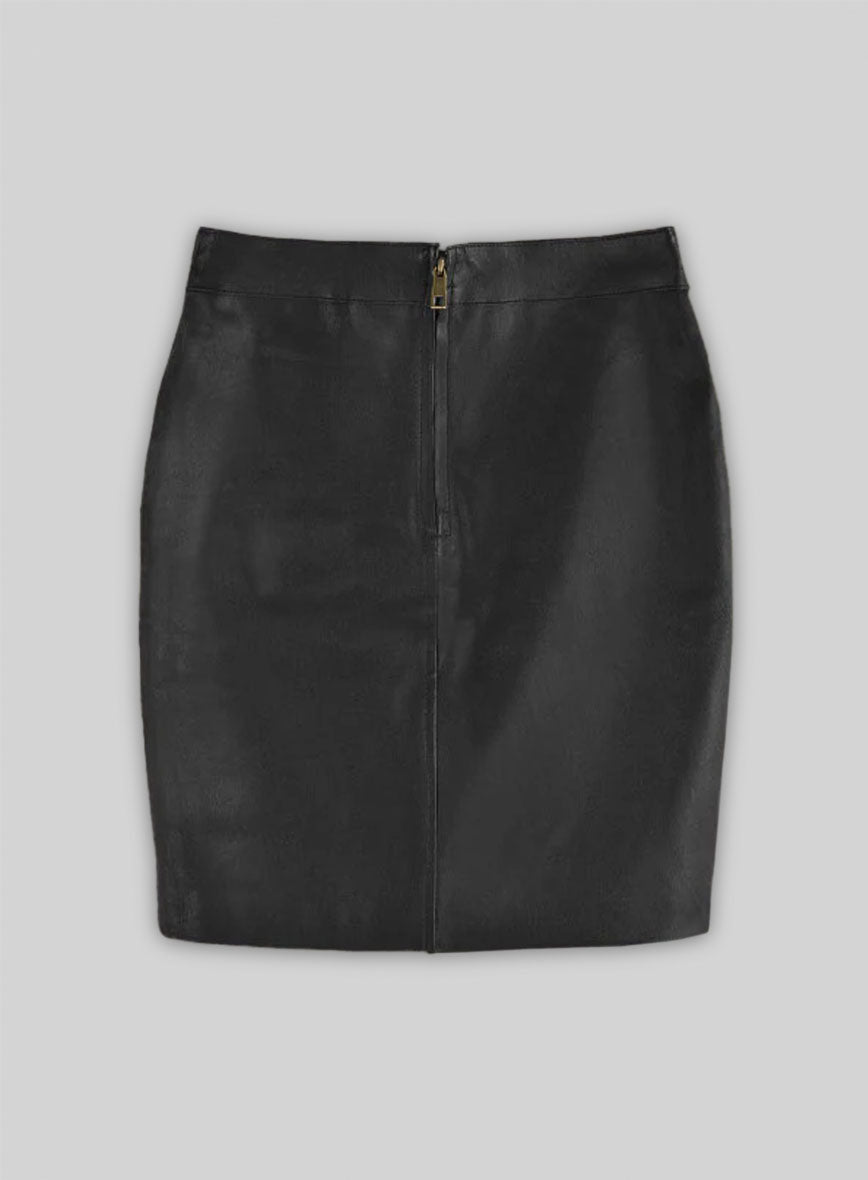 Flaky Leather Skirt - # 182