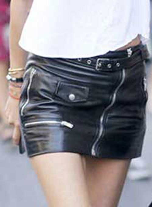 Flattery Leather Skirt - # 446 - LeatherCult