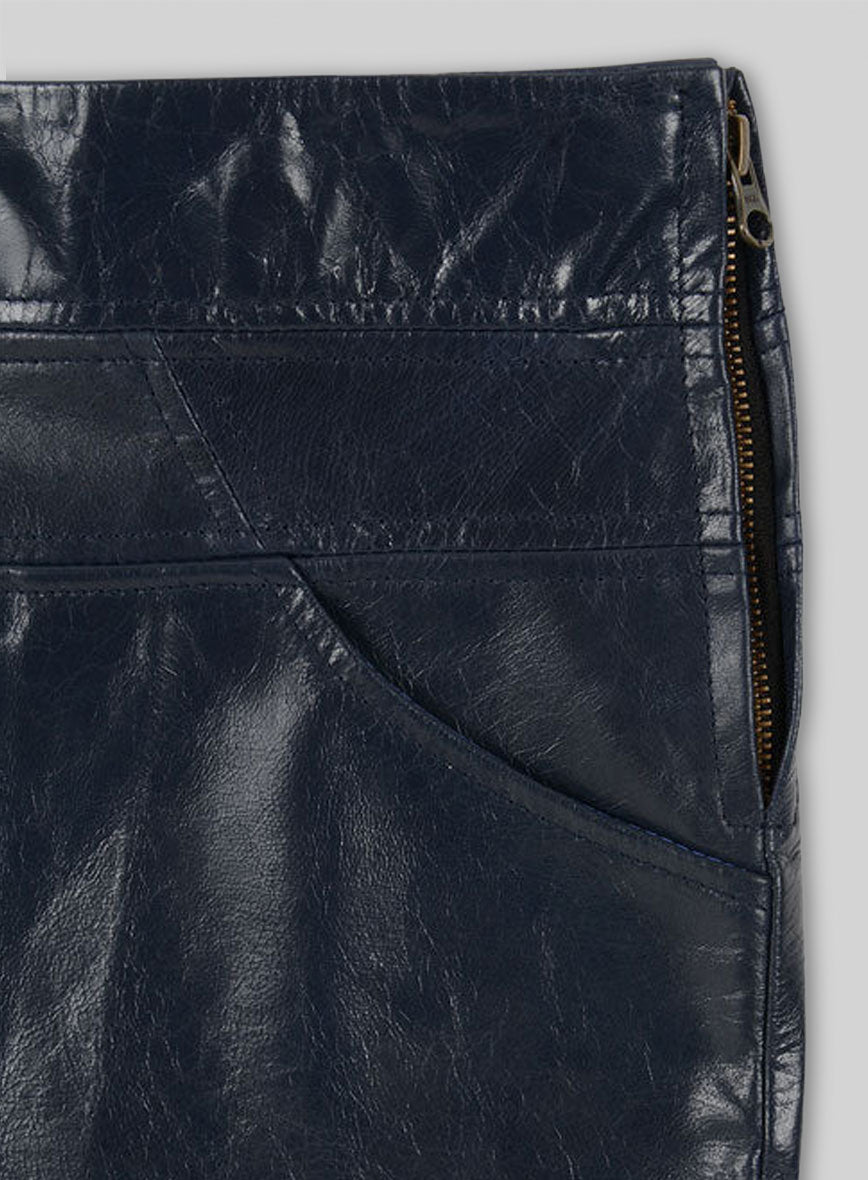 Flirty Leather Skirt - # 120