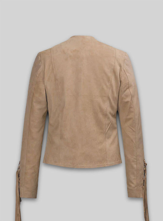 Francia Rasia How I Met Your Father Suede Jacket