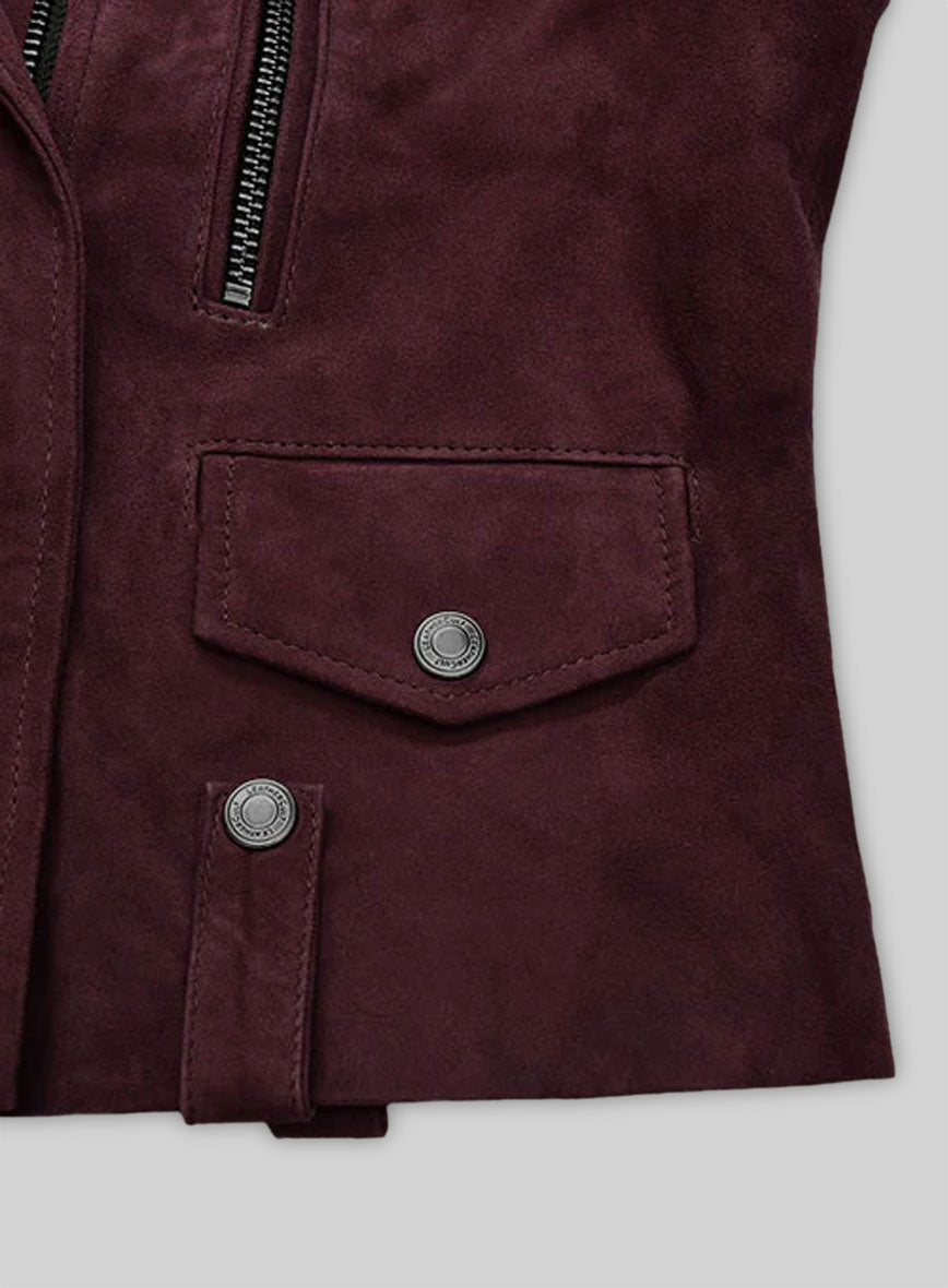 Grapevine Suede Kendall Jenner Leather Jacket # 3