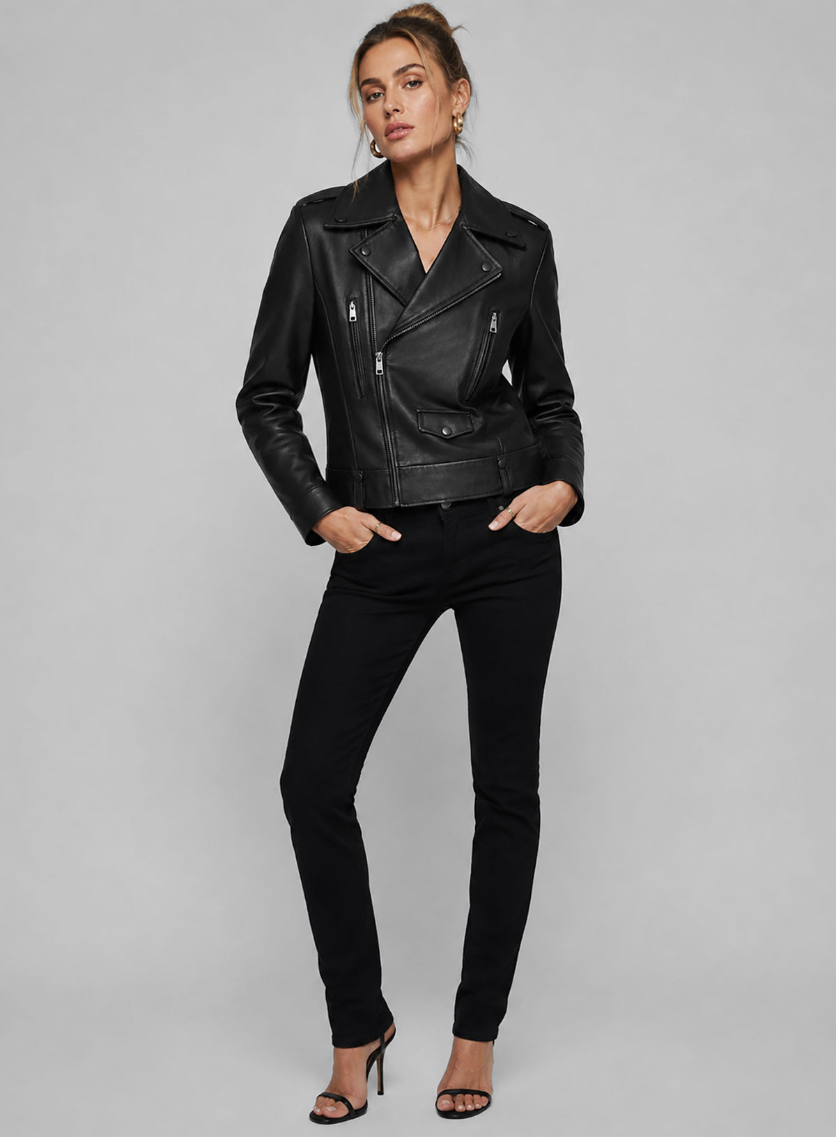 Hailey Baldwin Bieber Leather Jacket