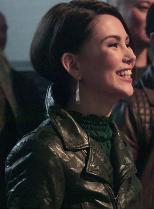 Hannah Quinlivan Skyscraper Leather Jacket - LeatherCult