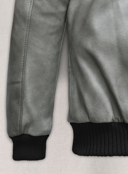 Harbor Gray Kendall Jenner Leather Jacket # 1 - LeatherCult