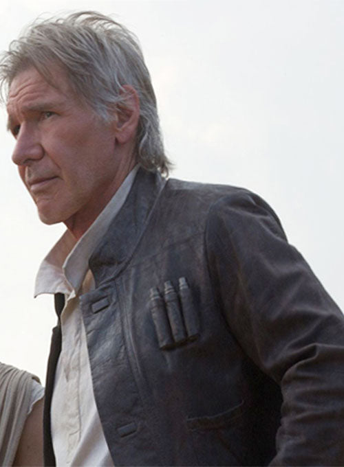 Harrison Ford Star Wars: The Force Awakens Leather Jacket - LeatherCult