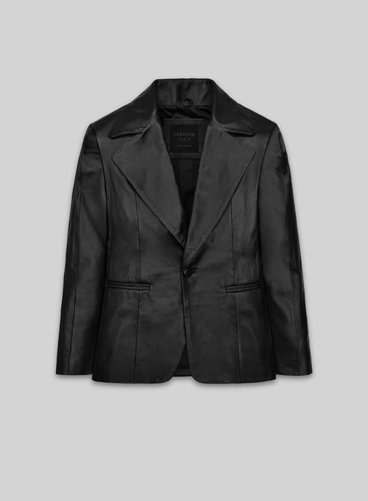 Harry Styles Leather Blazer
