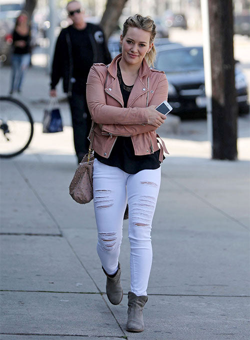 Hilary Duff Leather Jacket #2 - LeatherCult