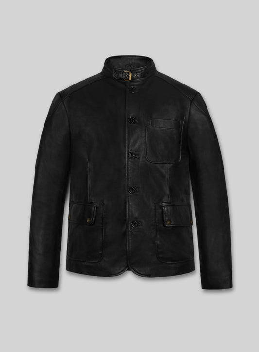 Hugh Jackman Real steel Leather Jacket