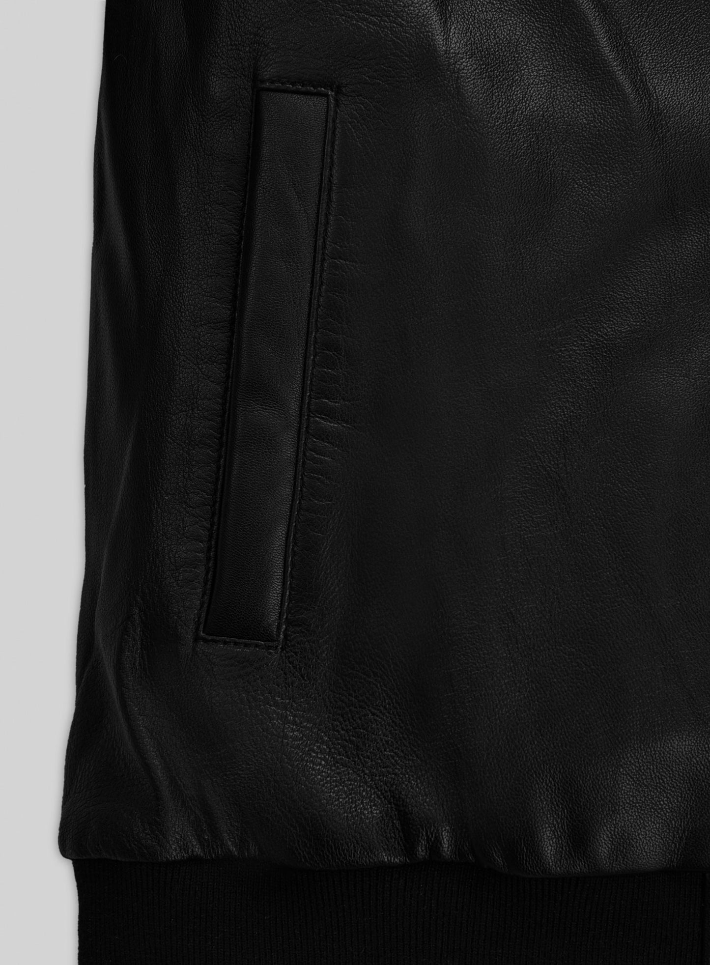 Initials Leather Jacket