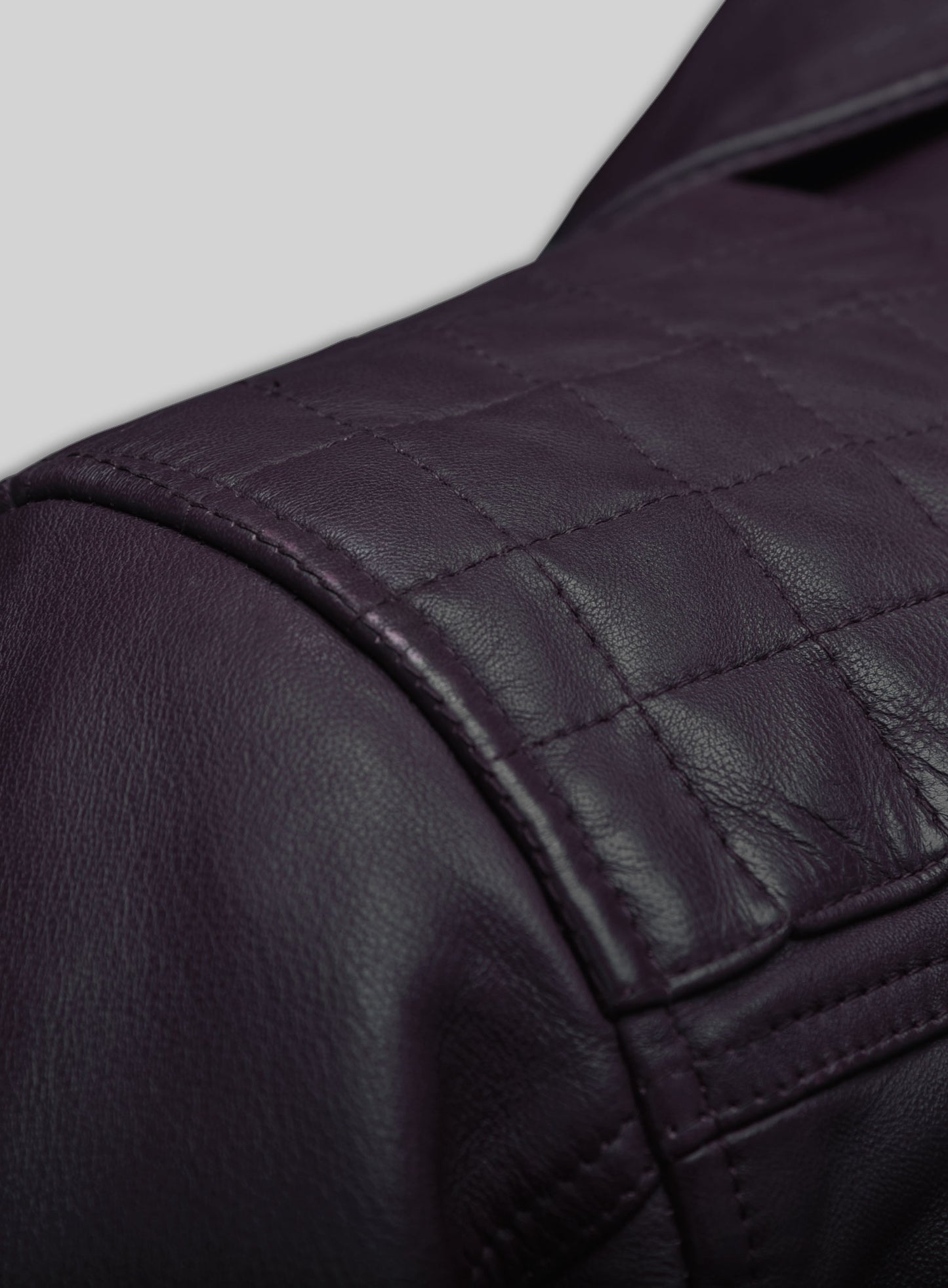 Ironwood Purple Biker Leather Jacket