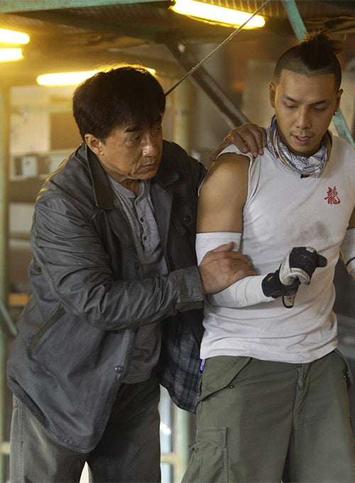 Jackie Chan Skiptrace Leather Jacket - LeatherCult