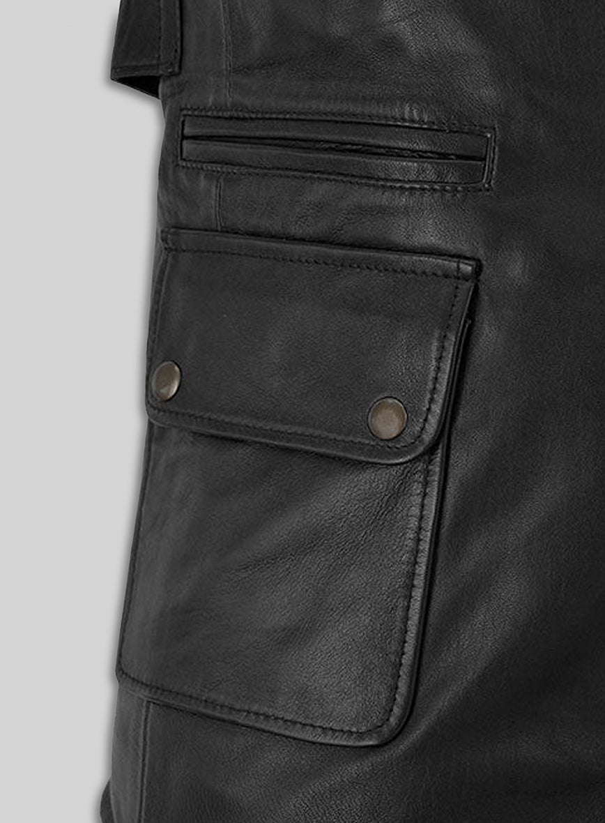 Jean-Claude Van Damme Until Death Leather Blazer