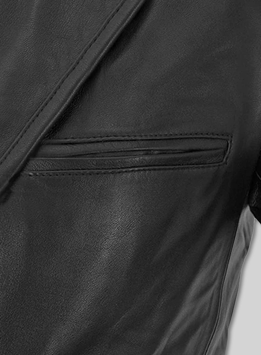 Jean-Claude Van Damme Until Death Leather Blazer