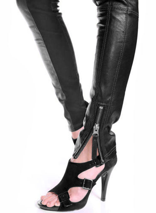 Leather Biker Jeans - Style #502 - LeatherCult