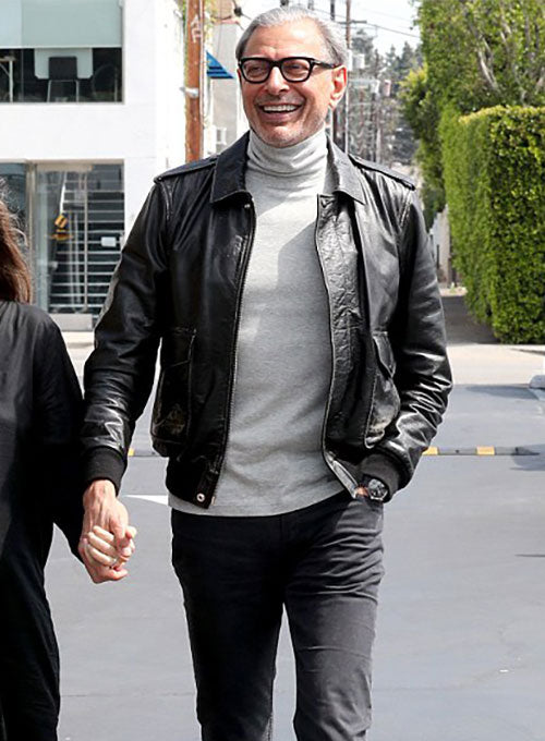 Jeff Goldblum Leather Jacket #2 - LeatherCult