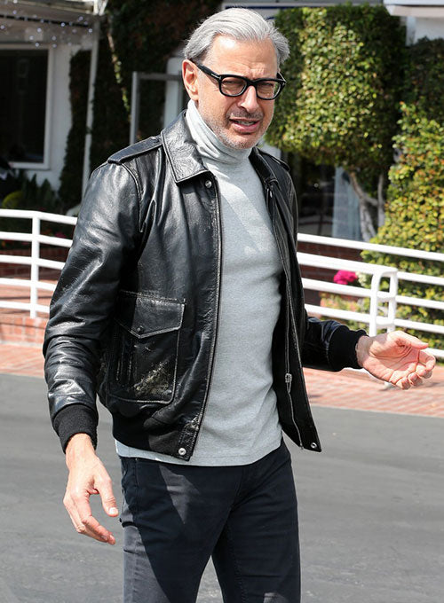 Jeff Goldblum Leather Jacket #2 - LeatherCult