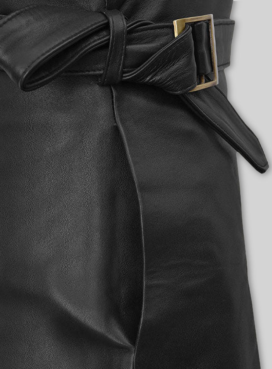 Jennifer Aniston Murder Mystery Premiere Leather Dress