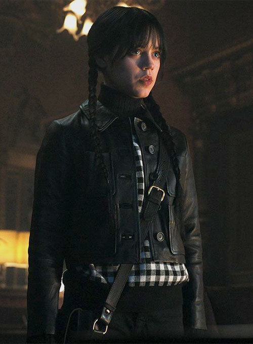 Jenna Ortega Wednesday Leather Jacket - LeatherCult