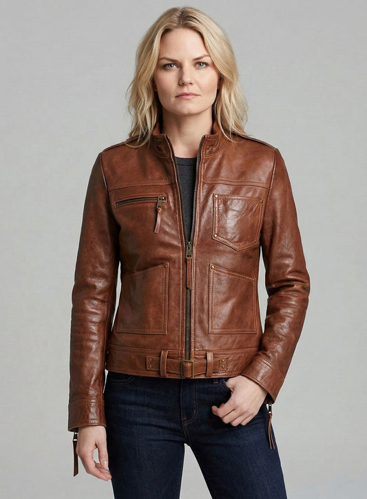 Jennifer Morrison Once Upon A Time Leather Jacket #2